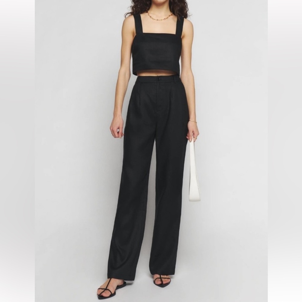 Reformation Olivia Linen Two Piece